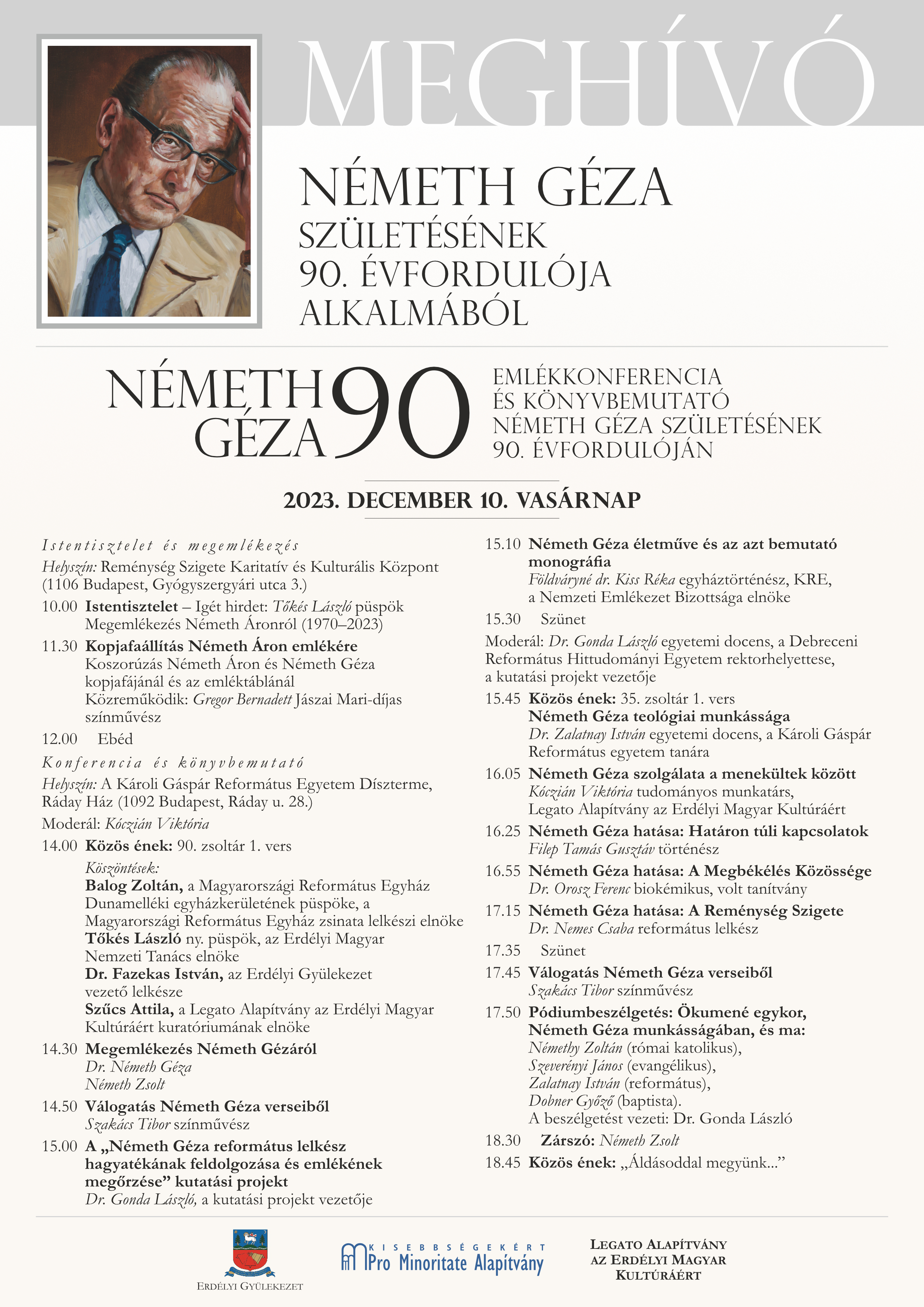 Németh Géza 90. emlékkonferencia